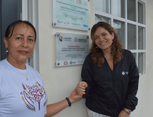 Se inauguran sistema de energía solar en planta de cosmetología natural de Asmupropaz en el municipio de La Montañita